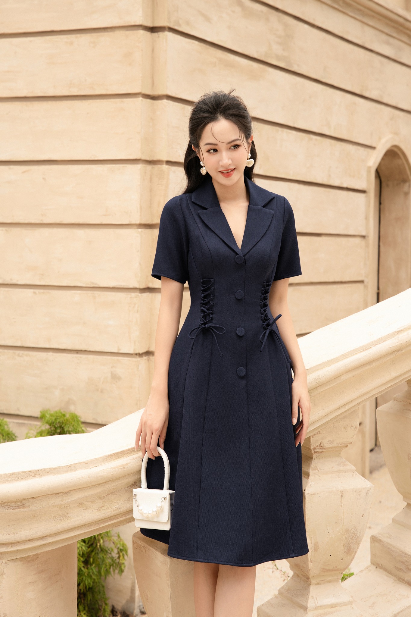 OLV - Đầm Shaun Drawstring Dress