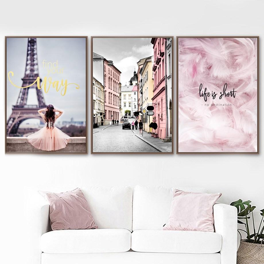 Tranh treo tường Canvas Trang Trí Canvas Paris P001 30x40cm