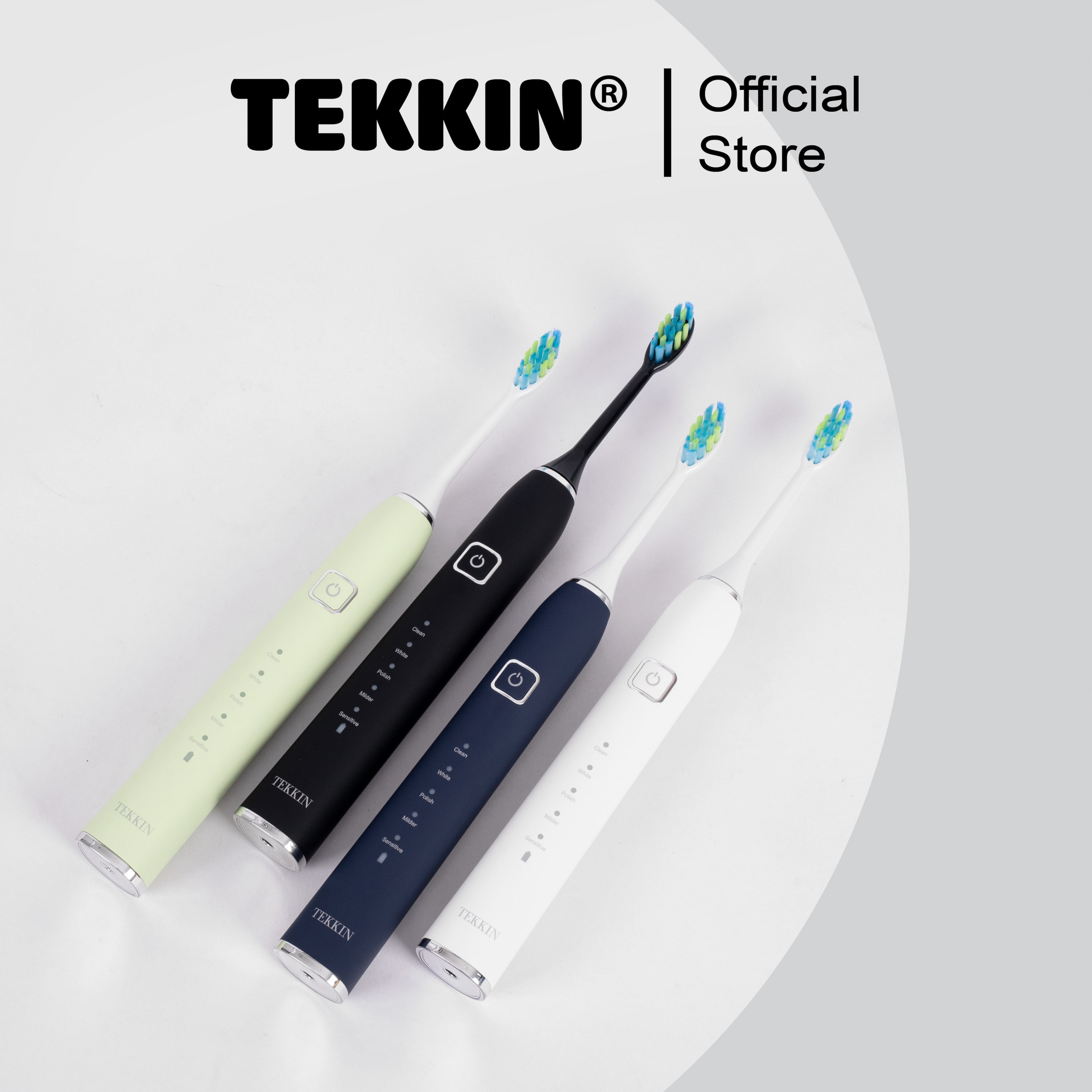 Bàn chải đánh răng điện TEKKIN SONIC TI-818 5 chế độ - Hàng chính hãng