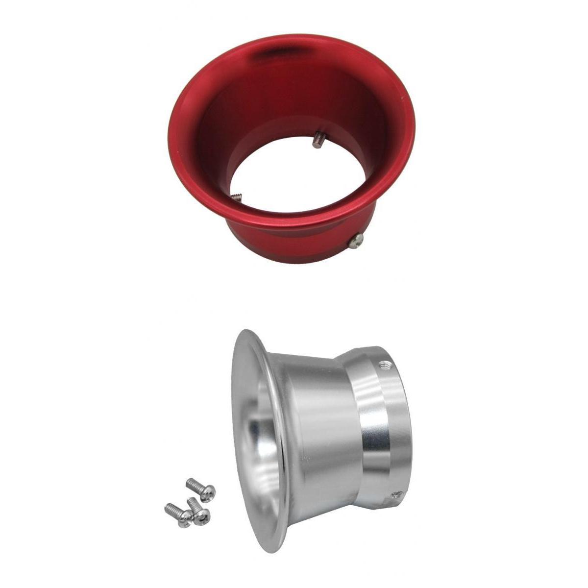 50mm Air Filter Interface Cup For 24/26/28/30mm Motorcycle Carburetor Red Silver