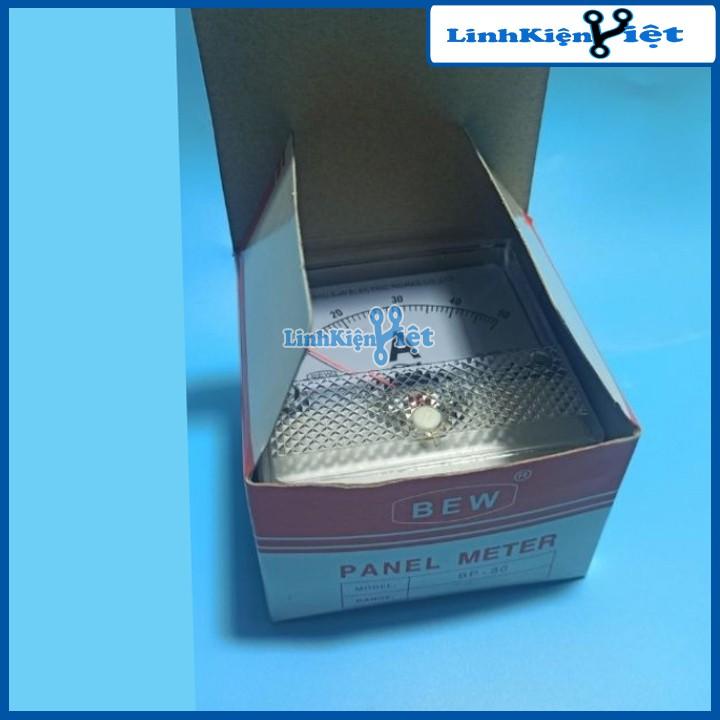 Đồng hồ Ampe kế xoay chiều BEW 8x8x3.5Cm