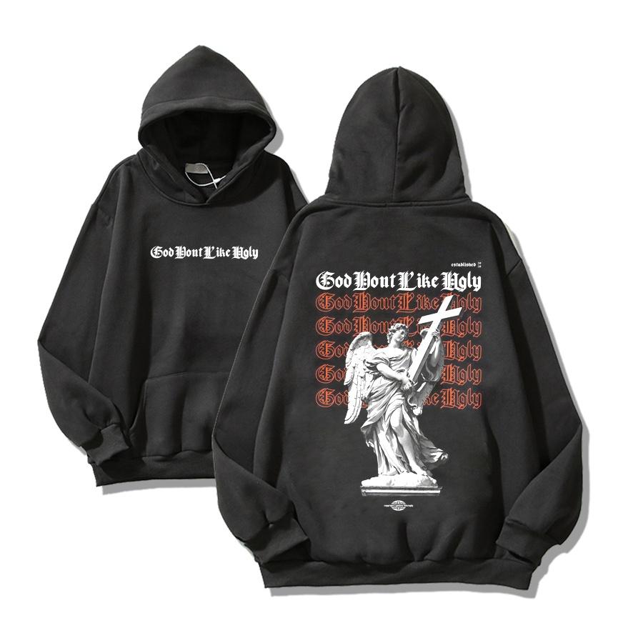 ÁO HOODIE FORM RỘNG NAM NỮ ANGEL 3