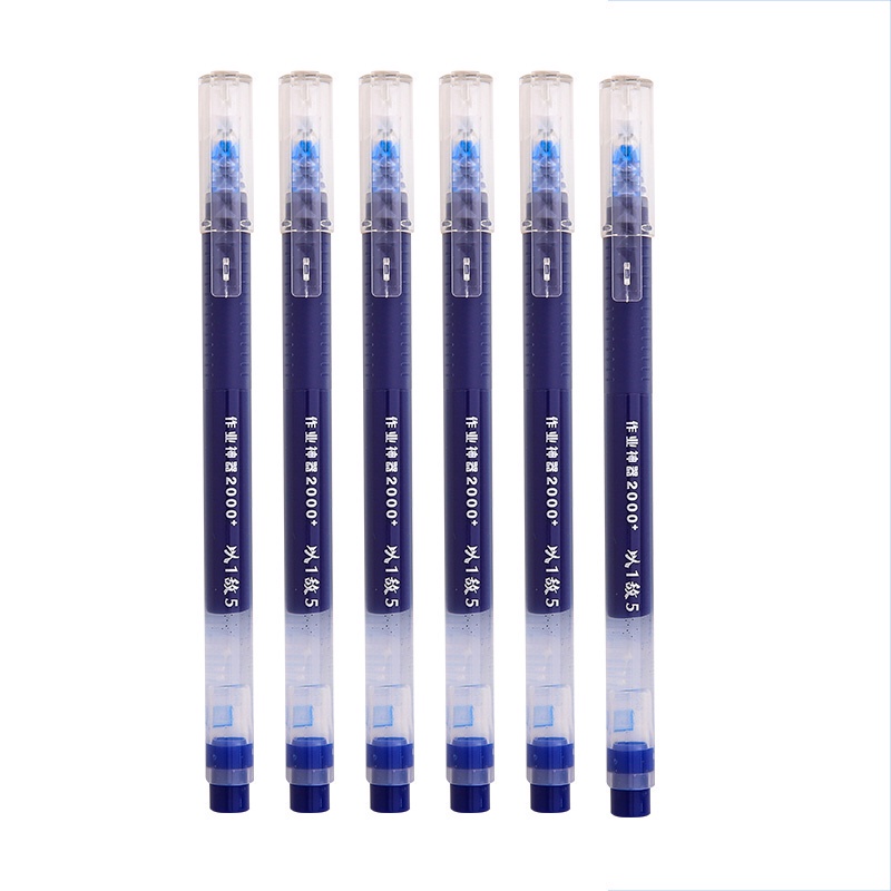 Combo 5 Bút gel M&amp;G AGPV3401 ngòi 0.5mm - Viết êm trơn, viết tới 2.000m siêu nhiều mực
