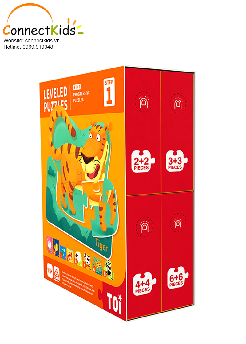 Bộ xếp hình Toi - cấp độ I _Chủ đề giao thông