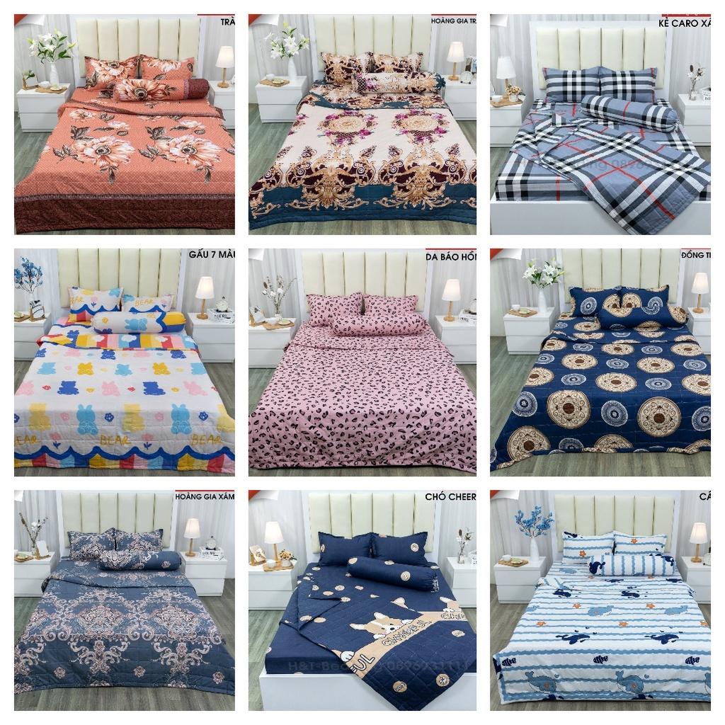 Bộ Ga Gối 3 Món Đủ Kích Thước,Gồm 1 Ga 2 Vỏ Gối