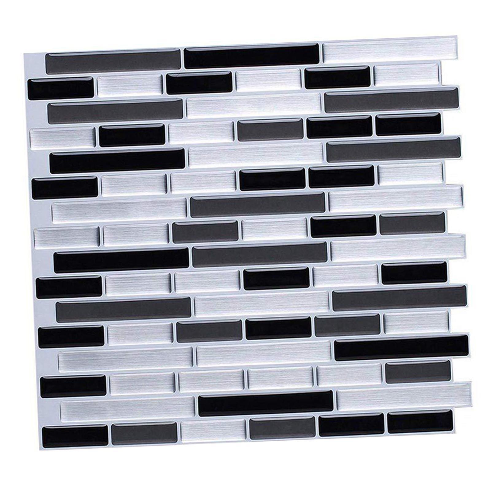 3D Self Adhesive Wall Backsplash Waterproof Home Decor