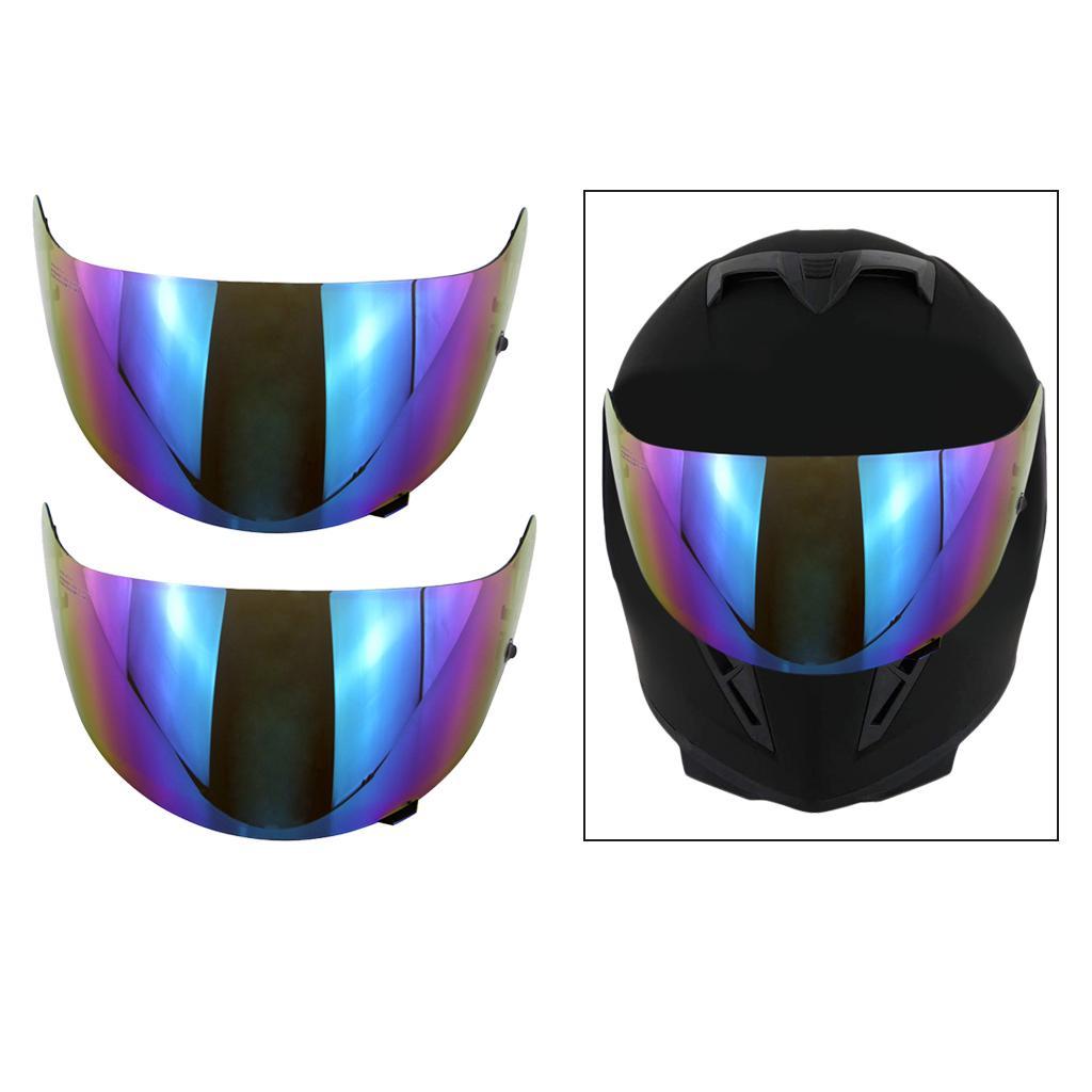 2x Motorcycle Helmet Lens Visor For HJC HJ-09 CL-15 CS-R1 CS-R2