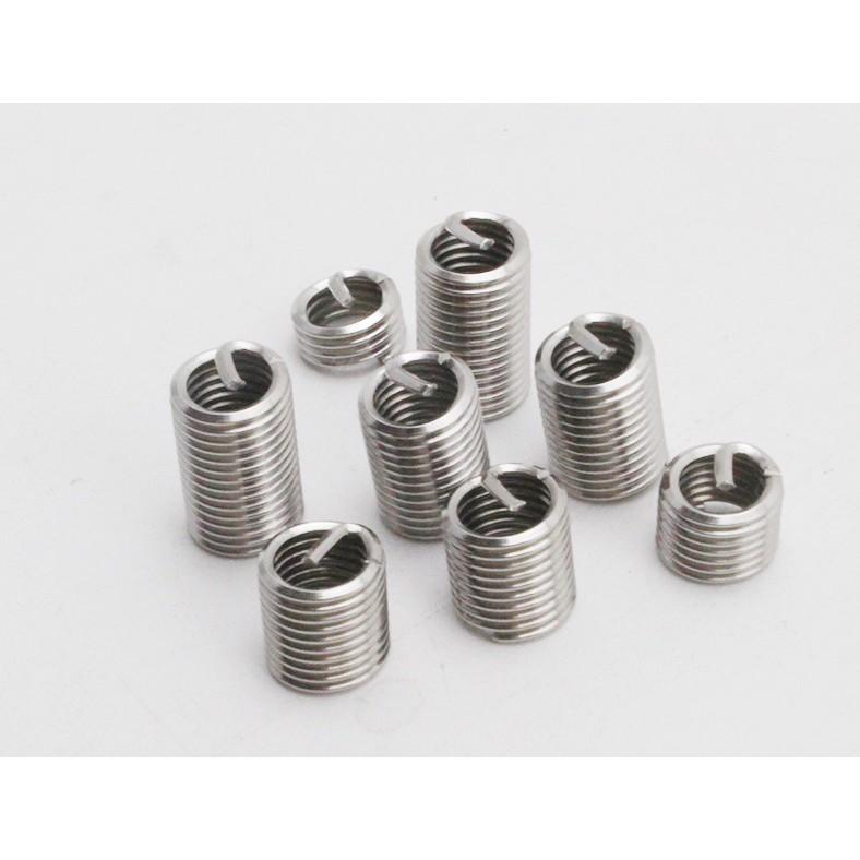 Combo 100c ren cấy, ren giả, helicoil M5,M6 chất liệu inox 304