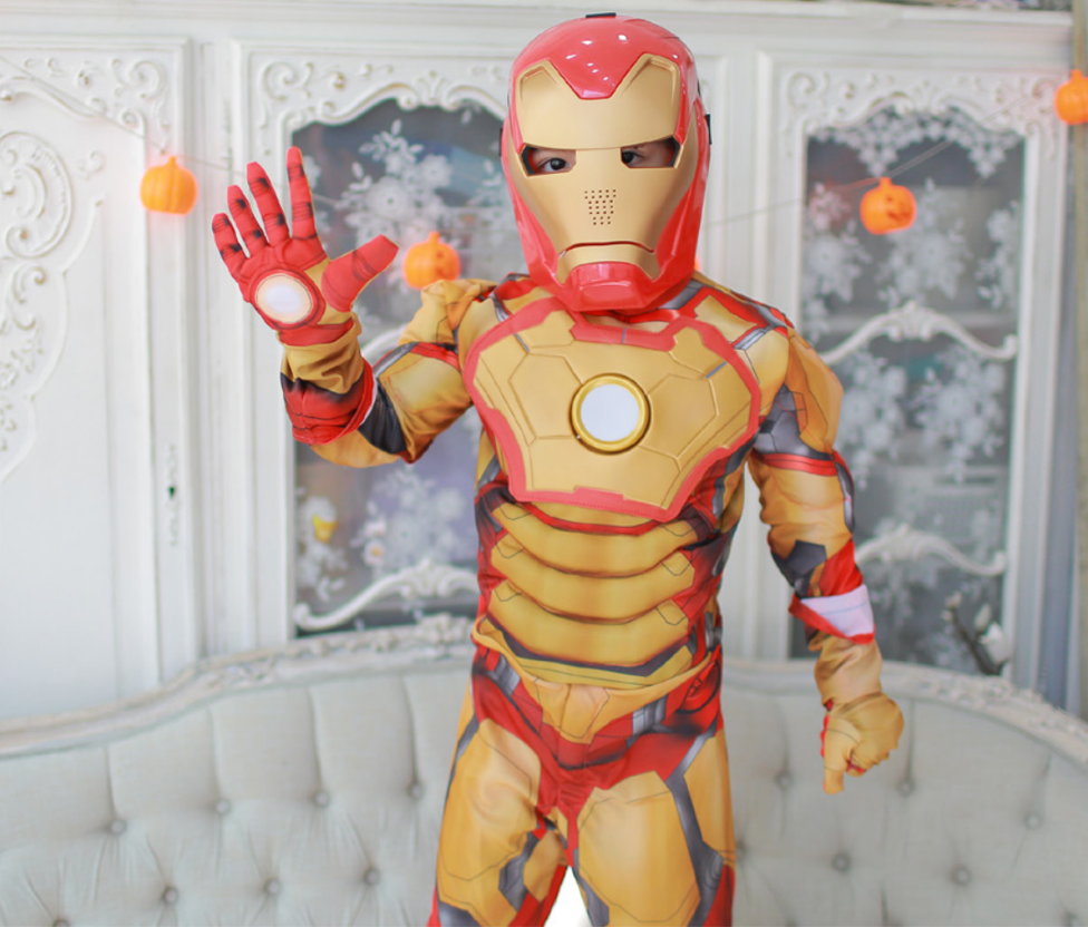 Trang phục hóa trang cao cấp Iron-Man - kèm phụ kiện cho bé