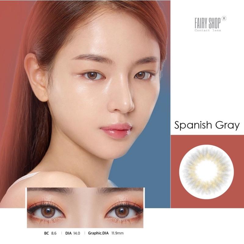 Áp tròng Spanish Gray 14.0mm - FAIRY SHOP CONTACT LENS độ cận 0 đến 8