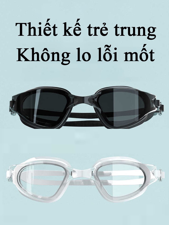 Kính bơi người lớn YUKE 6032(Tặng Kèm Hộp), chống tia UV, chống sương, độ nét cao - ( 1 đổi 1 trong 7 ngày)