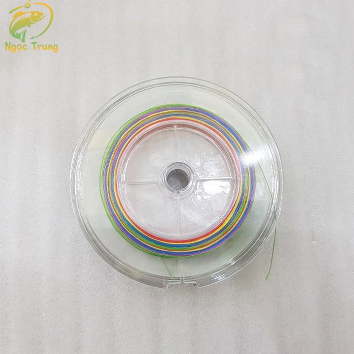 Dù Câu Cá PE Lure X8 - Dây Câu Cá 7 màu mềm mịn cao cấp -DCC113