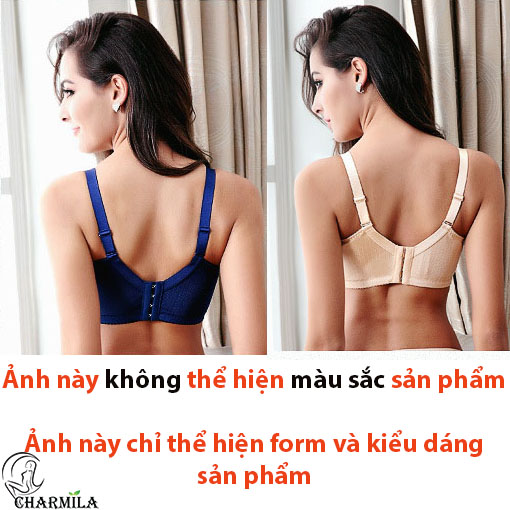 Áo ngực nữ Charmila su đúc phối ren không gọng nâng ngực mã AN01