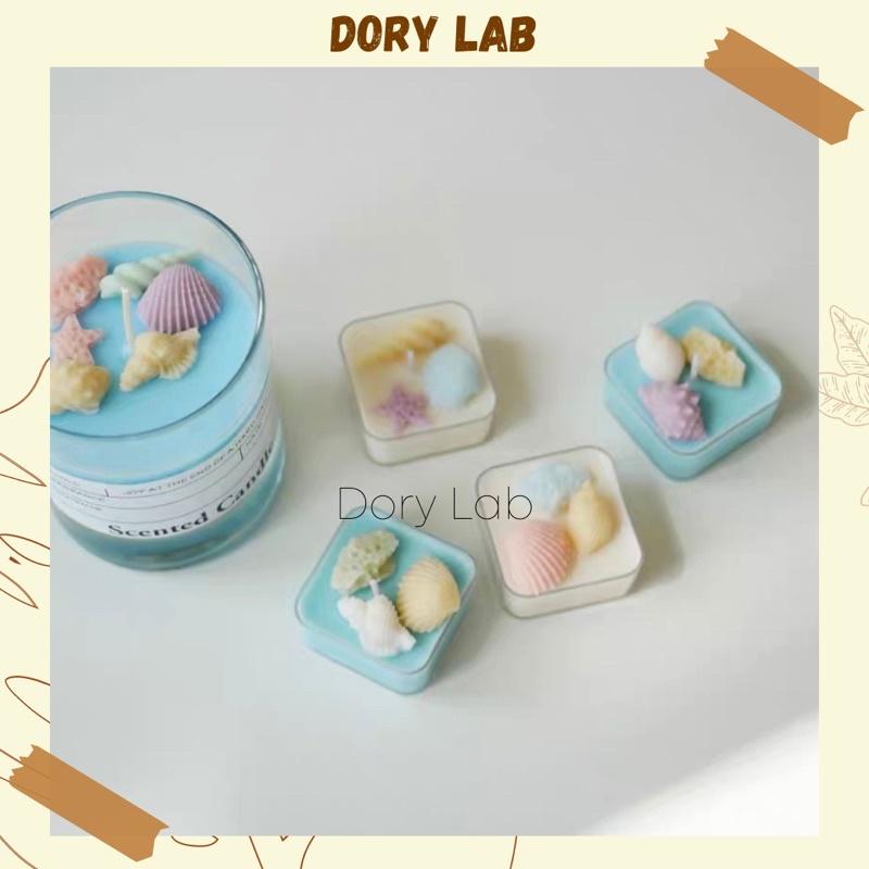 Nến Thơm Ly Decor Không Khói Handmade Tinh Dầu Thiên Nhiên - Dory Lab