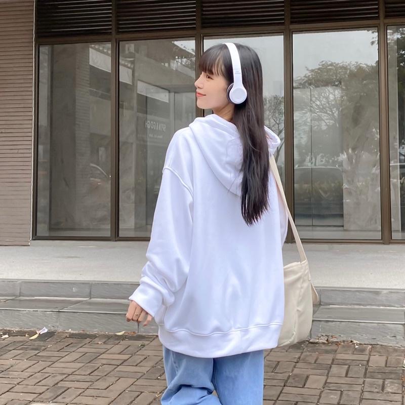 Áo Khoác Hoodie Form Rộng Phối Zip Unisex CAT Vải Nỉ Bông Dày Dặn- More Simple