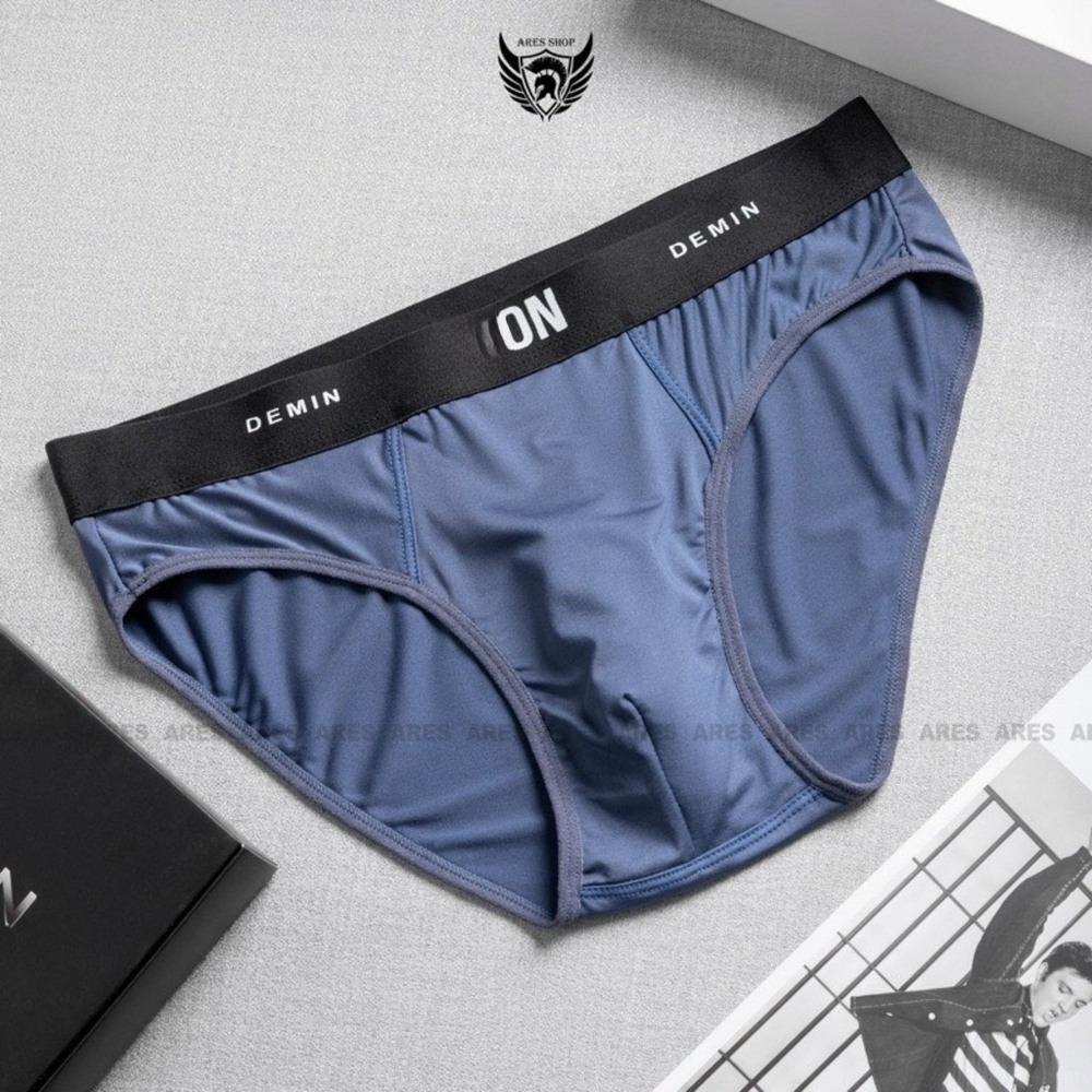 Quần lót nam , quần sịp tam giác họa tiết Iconn cao cấp chất thun lạnh kháng khuẩn co giãn 4 chiều - ARES SHOP