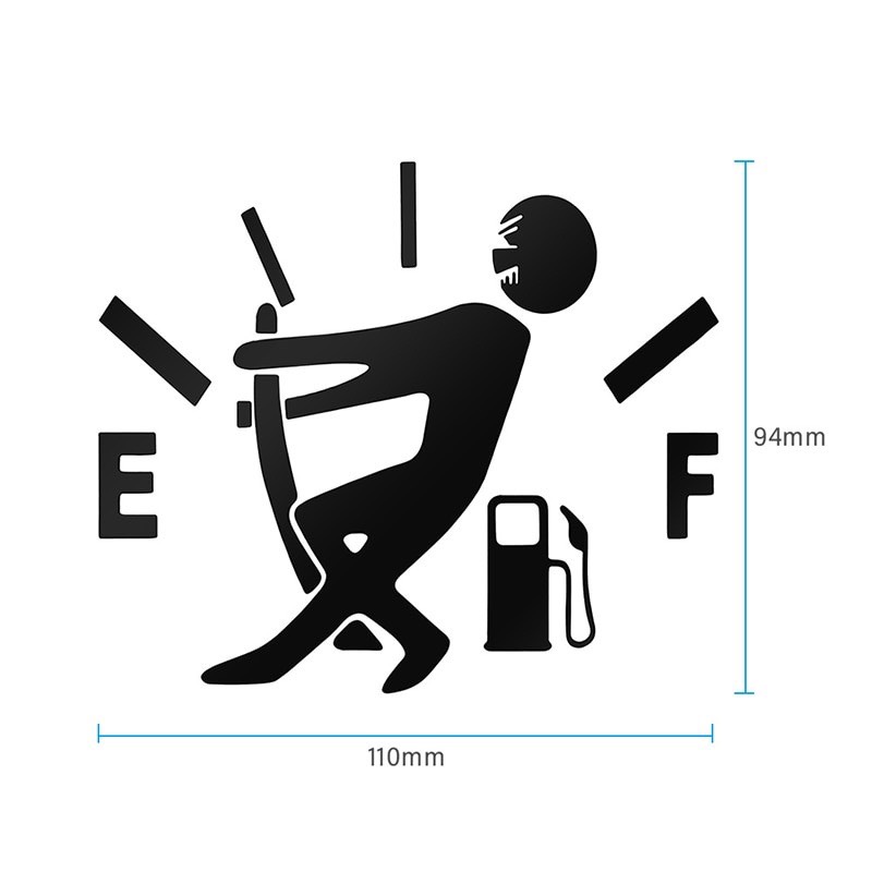 Dán Decal Trang Trí Nắp Bình Xăng Ô Tô Xe Hơi Phong Cách Thể Thao