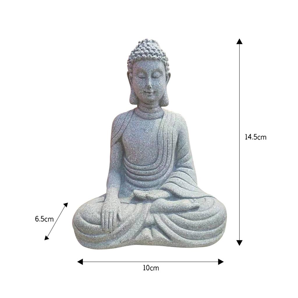 Buddha Statue Zen Decorative Figurine Home Docor