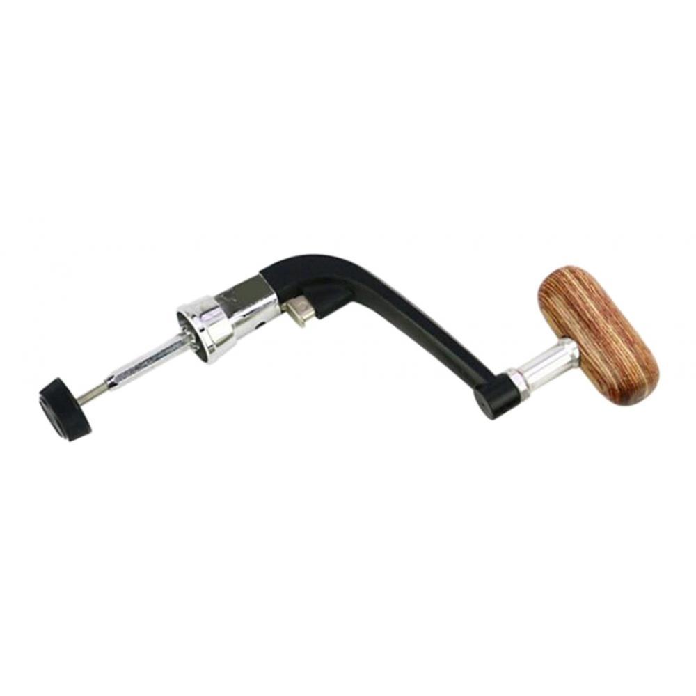 Metal Fishing Reel Handle Rocker Arm Wooden Crank Handle