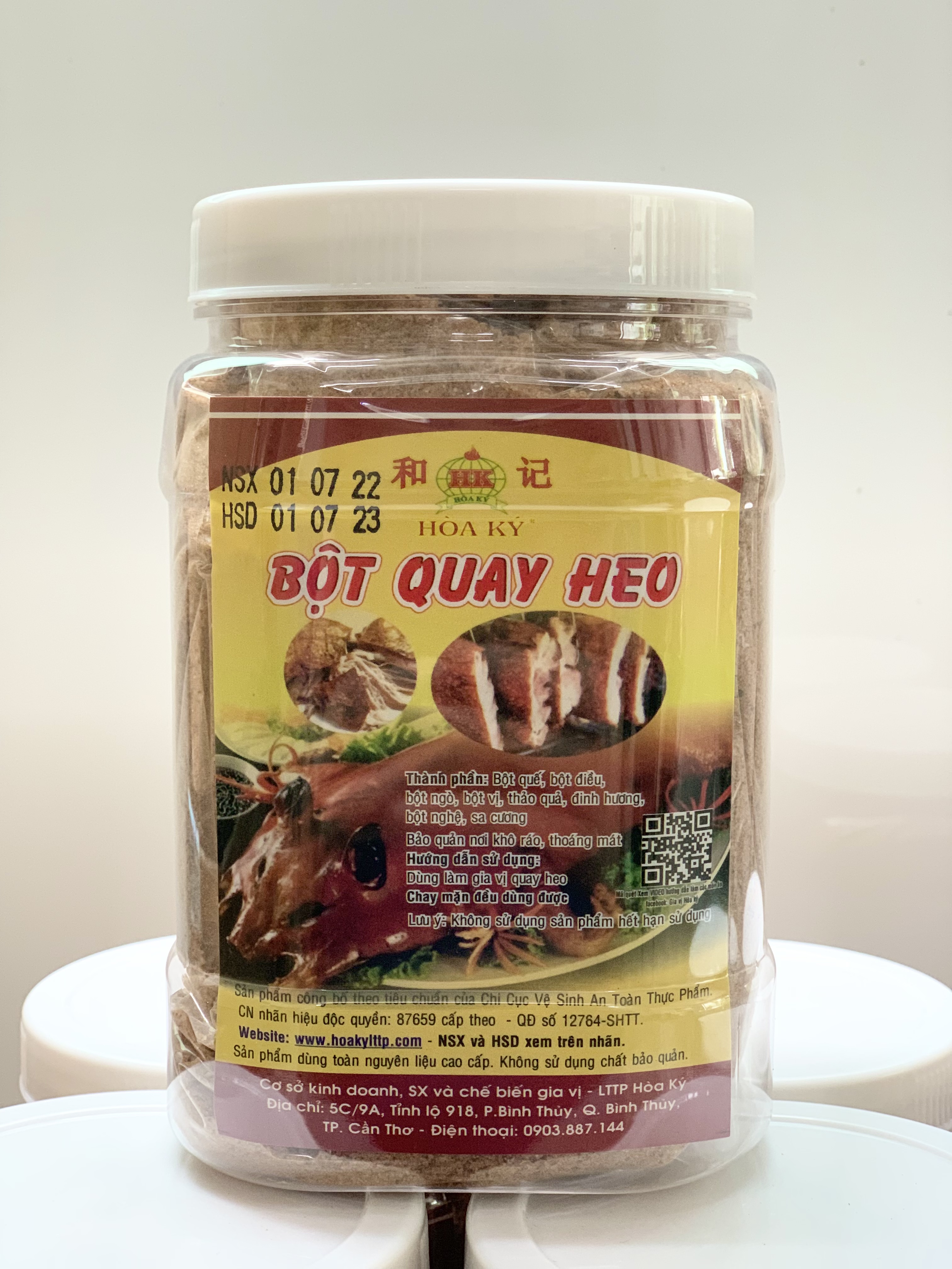 BỘT QUAY HEO Trộn sẵn Hoà Ký 1kg