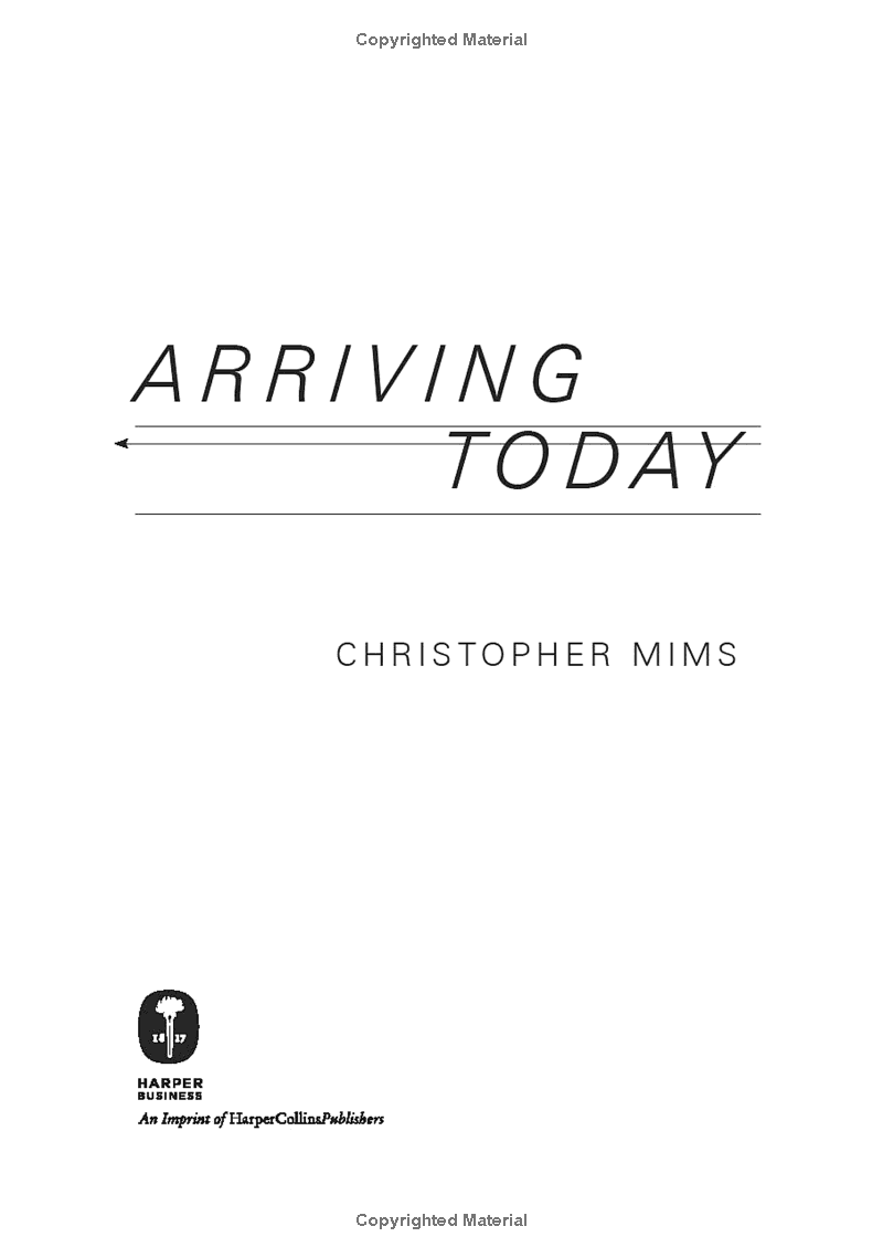 Sách ngoại văn: Arriving Today