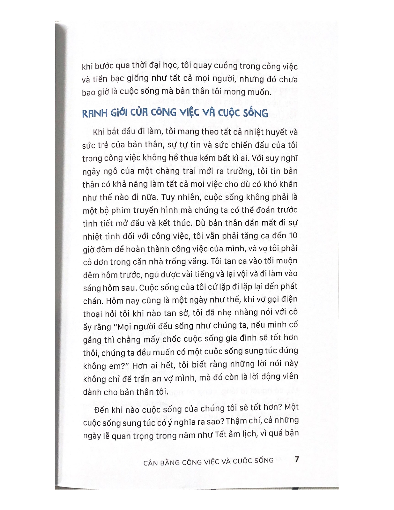 Cân Bằng Công Việc Và Cuộc Sống