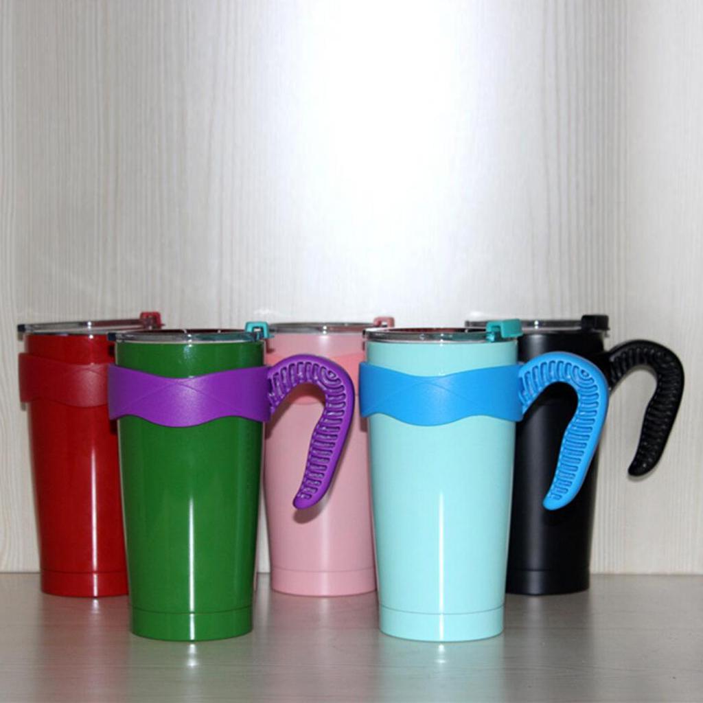 Non Slip Water Cup Bottle Tumbler Handle Travel Car Mug Holder