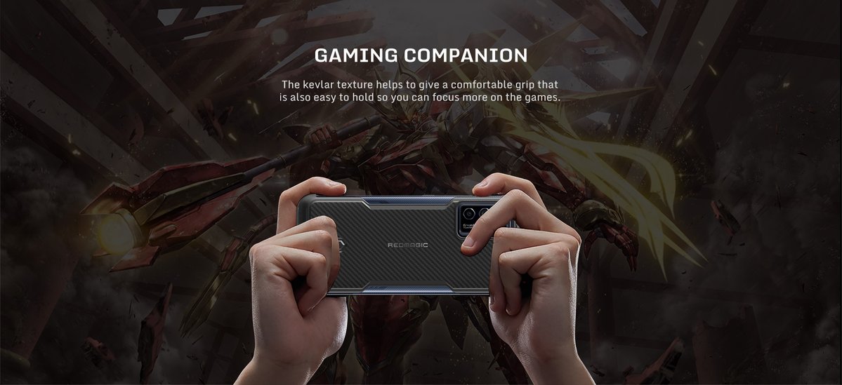 Ốp Lưng Nubia Redmagic 6R Gắn Được Tay Cầm GamePad - Hàng Chính Hãng