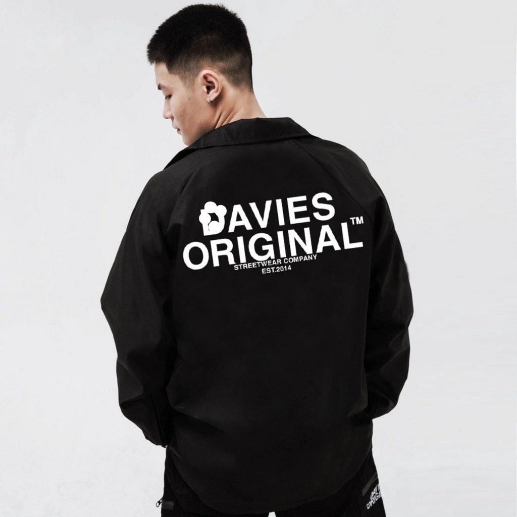 (Local Brand) Áo Khoác Dù Trượt Nước Cao Cấp - Áo Bomber Jacket Davie siêu đẹp Unisex