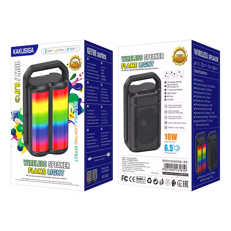 Loa Bluetooth Dạng Trụ Party All Night Colorfull LED 1500mAh