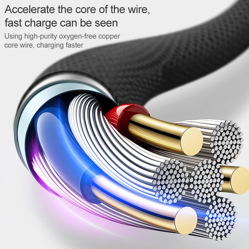 Cáp Wiwu Elite Data Cable ED-102 Dành Cho Giao Diện USB Sang Micro USB Chống Kéo, Không Cuộn Dây, Bền - Hàng Chính Hãng