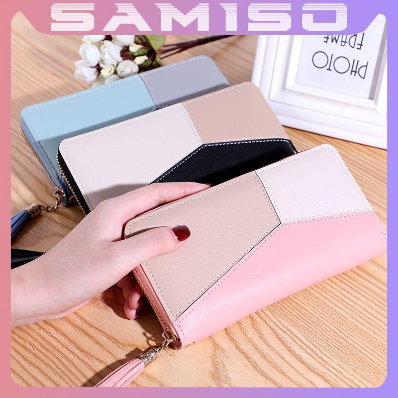 Ví nữ cầm tay dài đẹp đựng tiền cầm tay nhiều ngăn thời trang cao cấp DA16