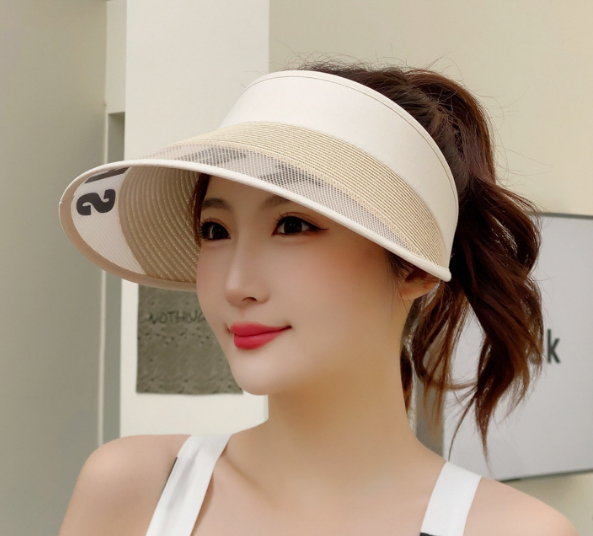 Mũ rộng vành nửa đầu chống nắng chống tia UV cao cấp, nón nửa đầu nữ chống nắng mẫu mới