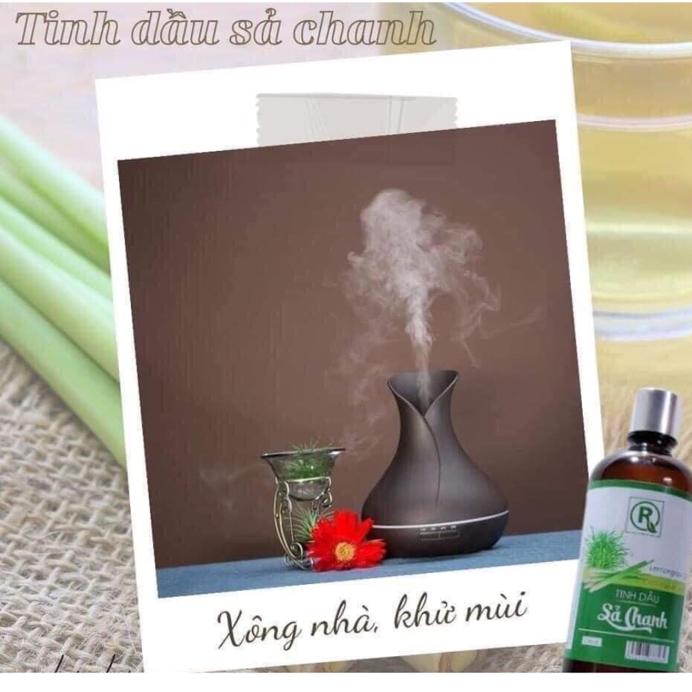 Tinh dầu tràm Huế nguyên chất , Tinh dầu sả chanh nguyên chất 100ml Chính hãng Hồng Tâm