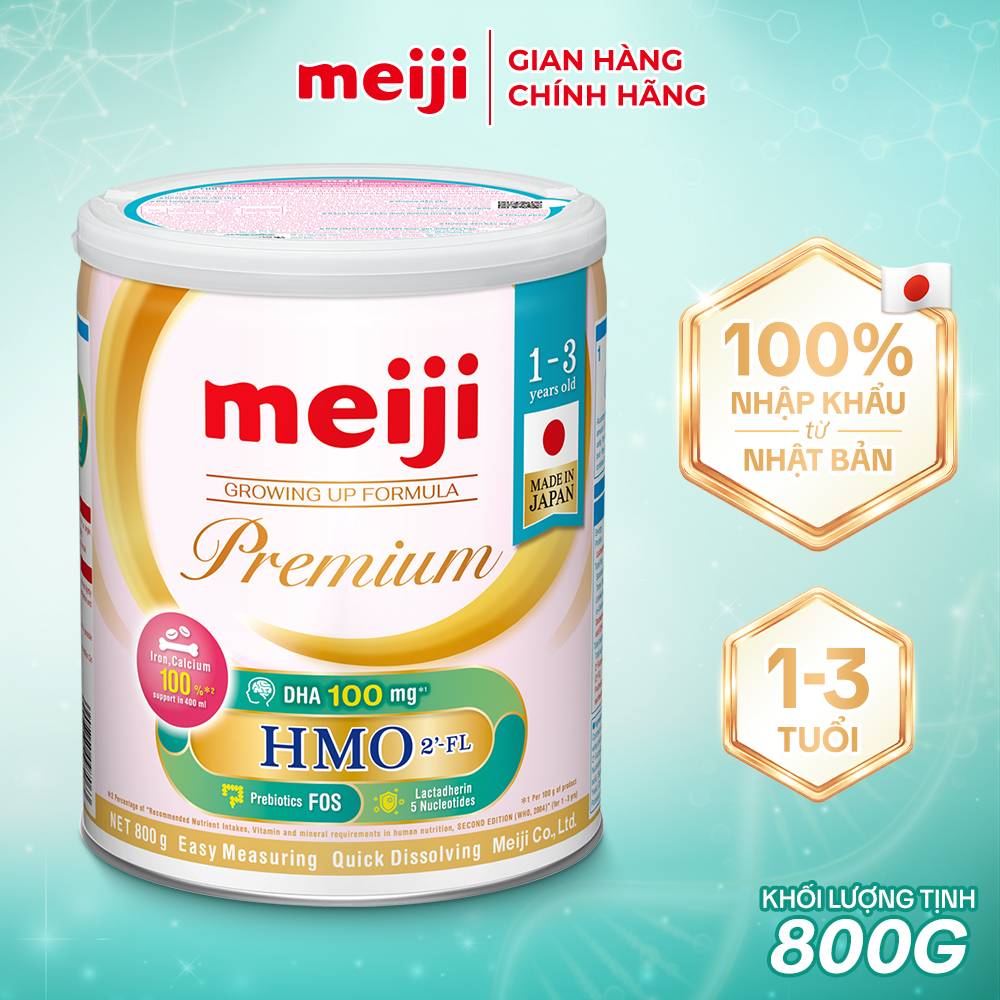 Sản phẩm dinh dưỡng công thức Meiji Growing up Formula Premium 800g