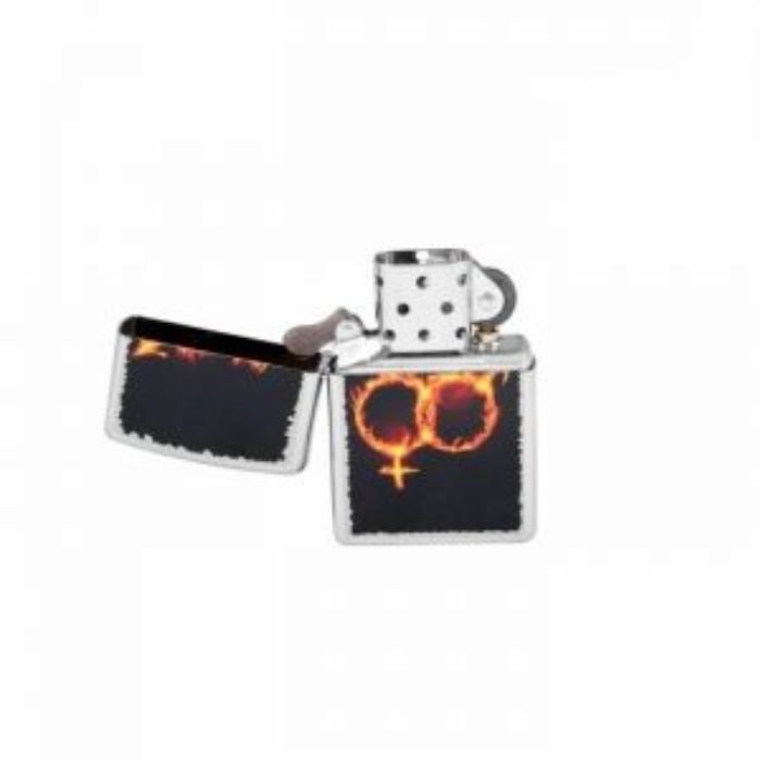 Bật Lửa Zippo Men Women Fire Street Chrome Chính Hãng Usa