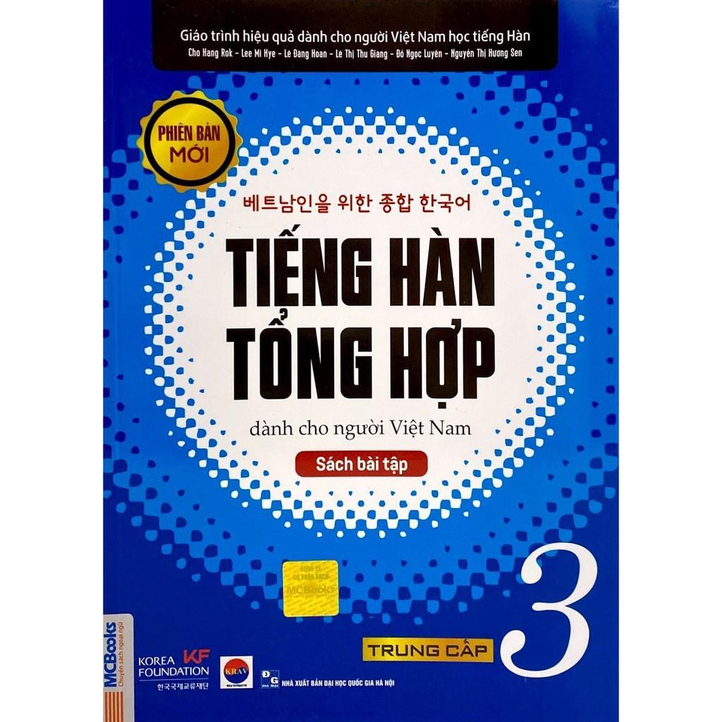 Sách - Tiếng Hàn Tổng Hợp Dành Cho Người Việt Nam Trung Cấp 3 + 4 - Bản Màu - MCBooks