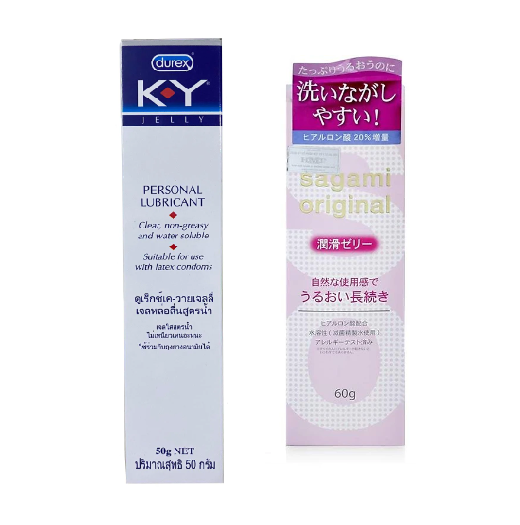 Combo Gel bôi trơn Durex KY Jelly + Gel Sagami Original Chính Hãng