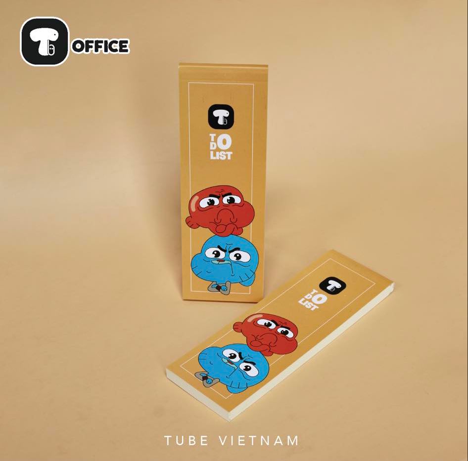 Sổ Tay Nhắc Việc Tube To Do List - Gumball - Sổ tay ghi chép, ghi nhớ hằng ngày