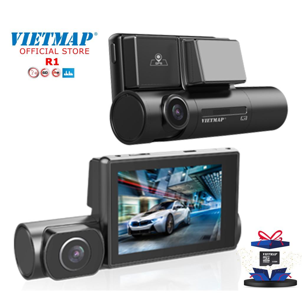 VIETMAP R1 - Camera Hành Trình Cảm Ứng - Cảnh Báo Giao Thông - Cảnh Báo Tốc Độ (Hàng Chính Hãng)