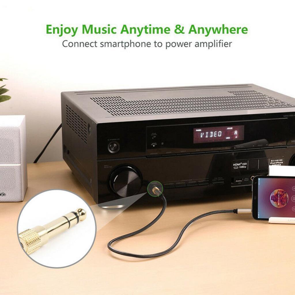 3.5mm Stereo Jack To 6.35mm Headphone