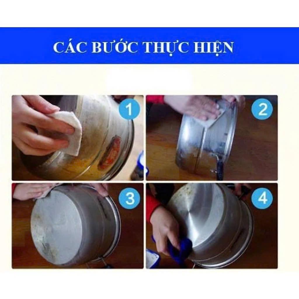 Bột tẩy trắng nồi, xoong, chảo, đồ kim loại đa năng Hàn Quốc (500g) Làm Sạch