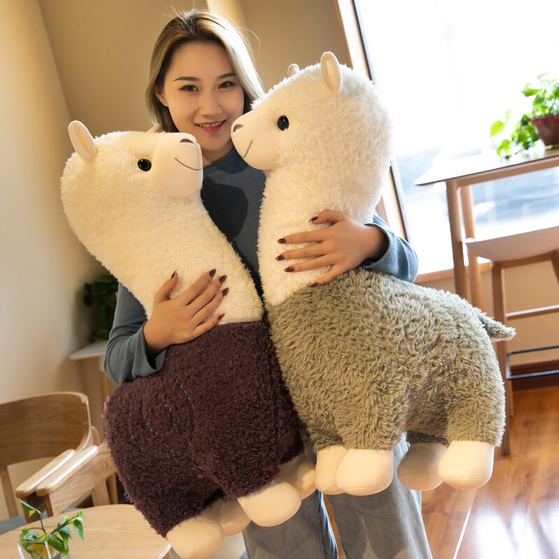 Thú nhồi bông lạc đà ALPACA - Quà tặng gấu bông lạc đà siêu dễ thương - Size từ 28cm đến 65cm - Gối ôm mềm mịn cho bé