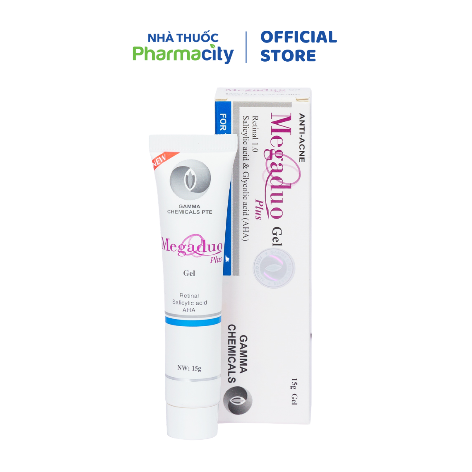 Gel hỗ trợ giảm mụn Megaduo Plus (15g)