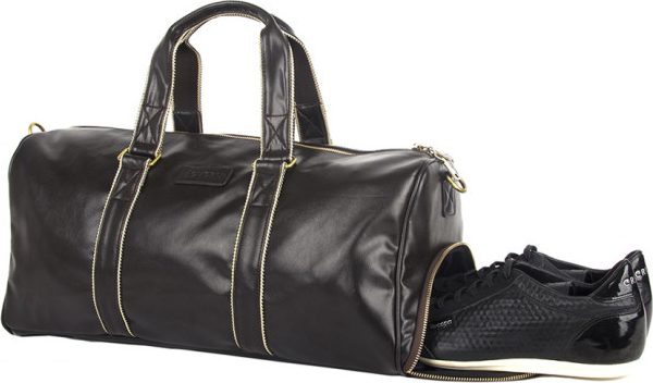 Túi xách da đựng đồ đi du lịch, thể thao kiểu trống có ngăn để giày Babiday TXB1986 (25 x 50cm)
