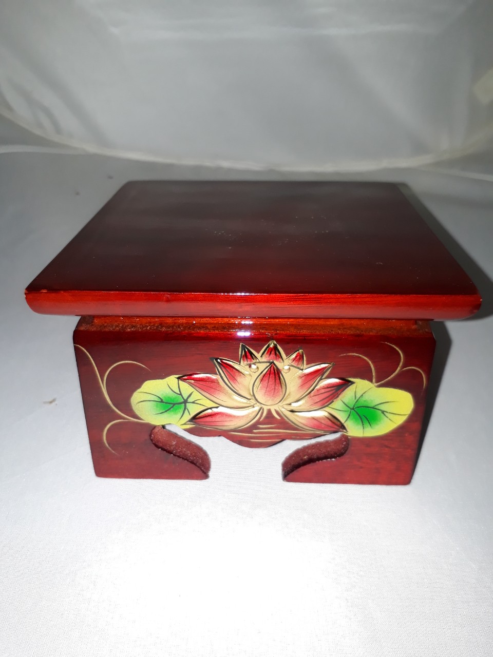 Đế Vuông Kê Tượng Hoa Sen 10x10