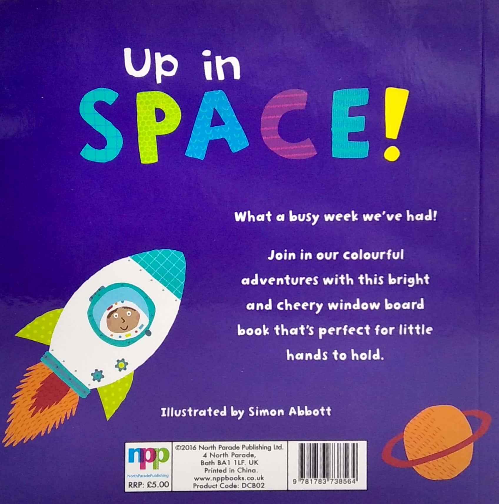 Die-cut Book - Up In Space!