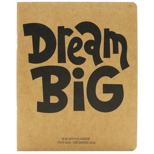 Sổ Kế Hoạch 18 Tháng SDstationery 48 Trang 120gsm: 07/2023 - 12/2024 - Dream Big