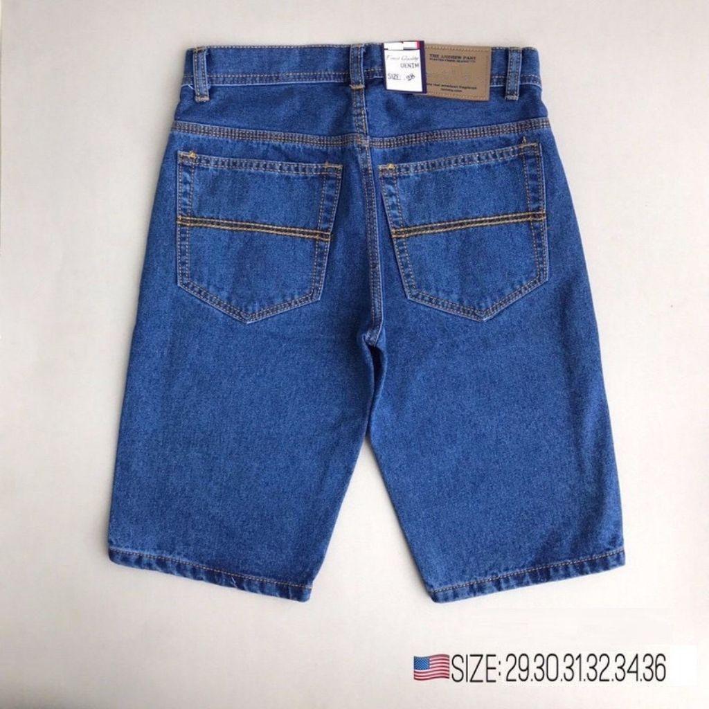 Quần Short Jean Nam Vải Đẹp Form Chuẩn Phong Cách Thời Trang Năng Động CÓ SIZE BỰ