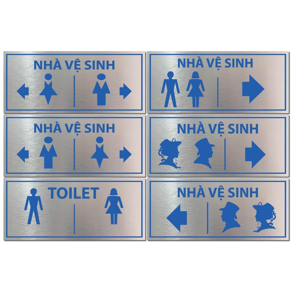 Bảng toilet, bảng chỉ dẫn nhà vệ sinh, chỉ dẫn WC cao cấp giá tốt